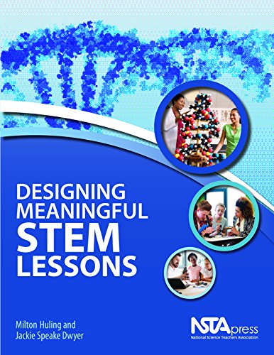 Book cover: "Designing Meaningful STEM Lessons" with images of students.