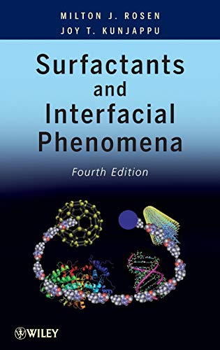 Book cover: "Surfactants and Interfacial Phenomena," fourth edition, with molecular graphics.