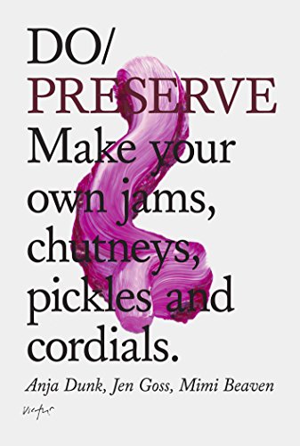 Book cover titled Do Preserve with a pink paint smear on a white background.