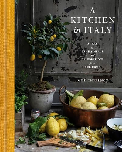 Book cover showing a potted lemon tree and copper bowl of lemons on table.