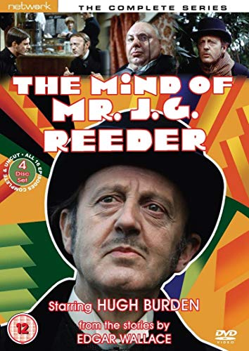 DVD cover for "The Mind of Mr. J.G. Reeder" featuring Hugh Burden.
