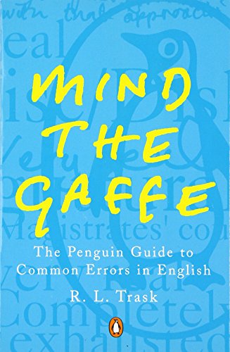Book cover: "Mind the Gaffe" – a guide to English errors.