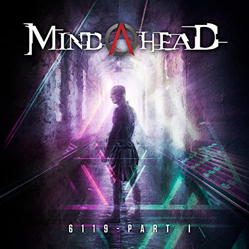 CD cover for Mindahead’s “6119 - Part I” featuring a figure in a tunnel.