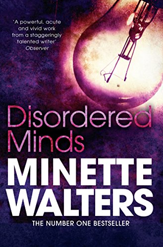 Book cover for “Disordered Minds” by Minette Walters, featuring a lightbulb.