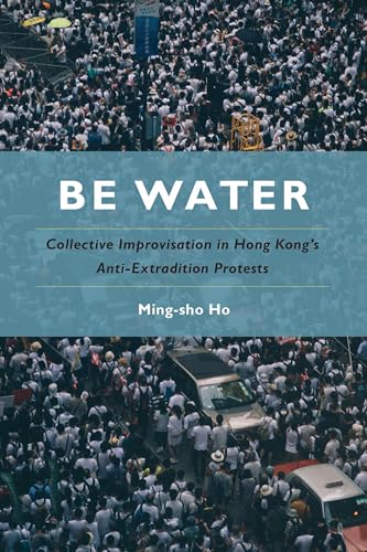 Book cover depicting a large crowd protesting in Hong Kong.
