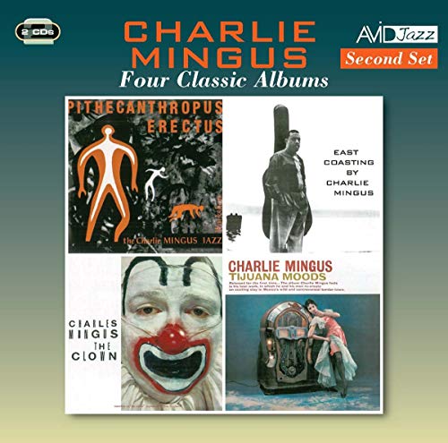 CD cover for Charles Mingus’ “Four Classic Albums” with album art collage.