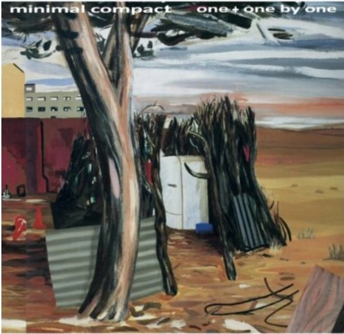 Album cover art featuring abstract painting of tree and corrugated metal, with text at top.