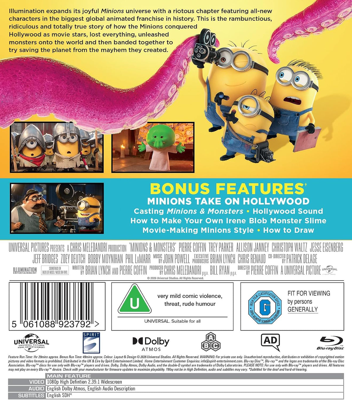 MINIONS & MONSTERS [Blu-ray]