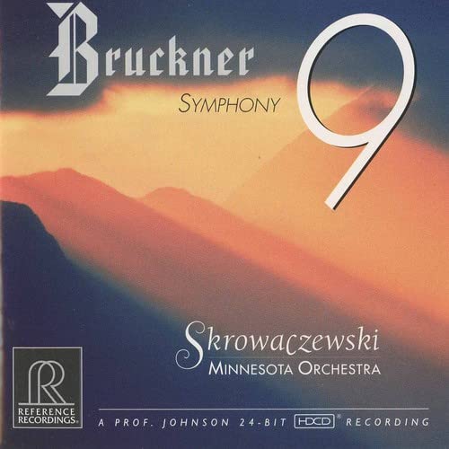 CD cover for Bruckner’s Symphony #9 by Skrowaczewski and the Minnesota Orchestra.