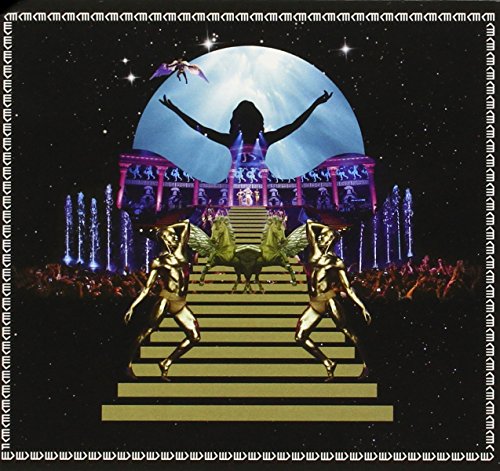 Kylie Minogue album cover: a silhouetted figure before a Grecian scene.