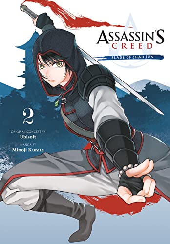 Assassin's Creed manga cover featuring Shao Jun with a sword, volume 2.