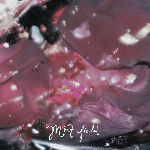 Album cover for Mint Field’s “Aprender a Ser” with abstract floral imagery.