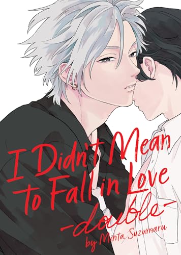 Manga cover: two men with pale hair in a close embrace.
