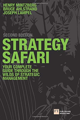 Book cover for "Strategy Safari," second edition, with jungle imagery.