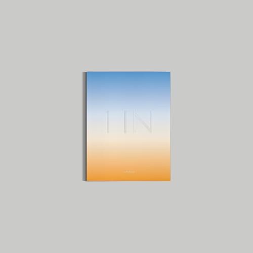 Book cover with gradient background and the letters “I IN” embossed.
