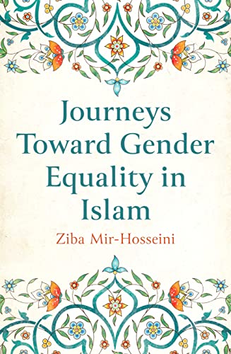 Book cover with floral design and title: "Journeys Toward Gender Equality in Islam".