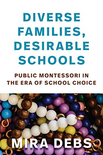 Book cover with colorful beads and the title “Diverse Families, Desirable Schools.”