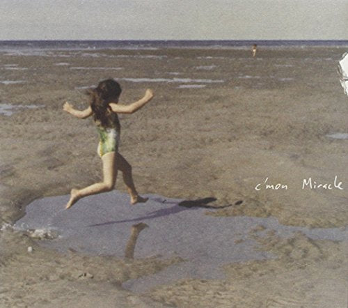 Child running on a beach, album cover for "Cmon Miracle" by Mirah.
