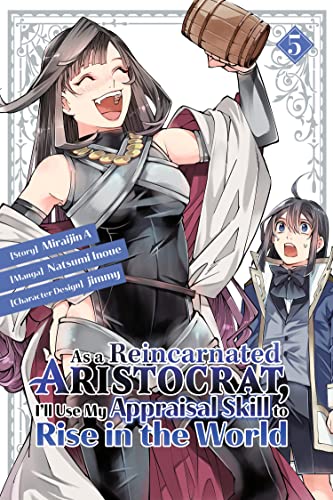 Manga cover: two anime characters, a woman lifting a barrel, and a boy.