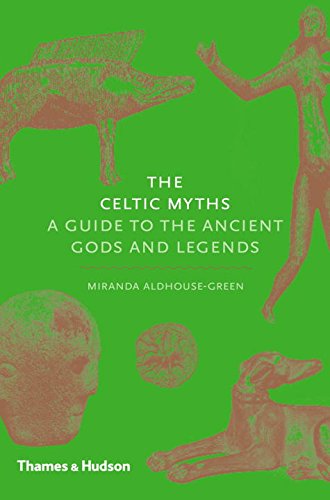 Book cover with green background featuring ancient Celtic artifacts and white text.