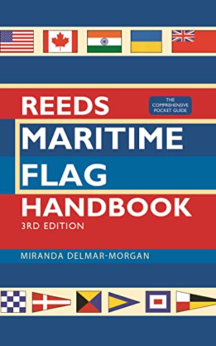 Book cover displaying international maritime flags and the title "Reeds Maritime Flag Handbook".