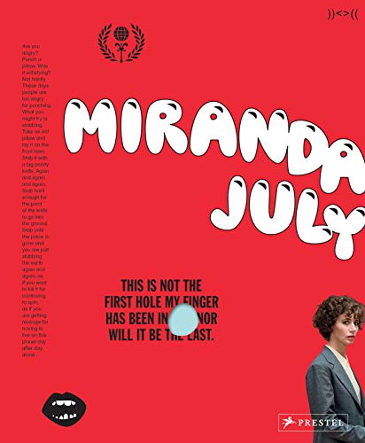Red book cover featuring "Miranda July" text and a woman’s portrait.