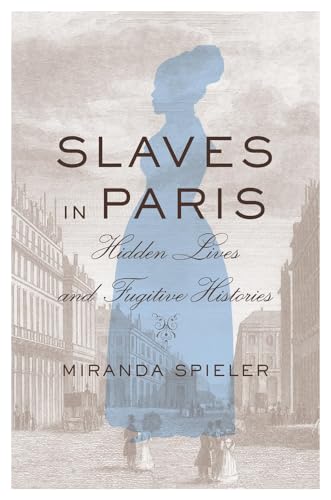 Book cover: silhouette of a woman over a Parisian street scene.