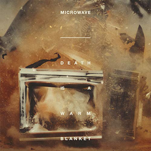 CD cover with a vintage microwave and distressed, warm tones.