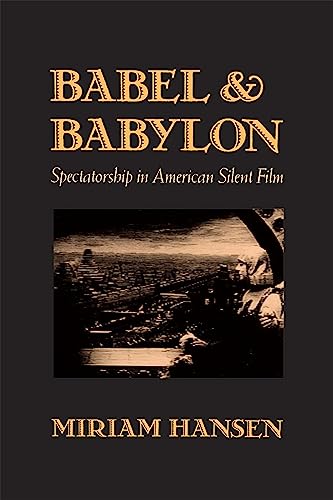 Book cover: "Babel and Babylon" by Miriam Hansen, with a city image.