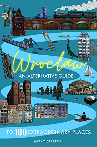 Book cover with cityscape or map of Wrocław, Poland, likely in a travel guide format.