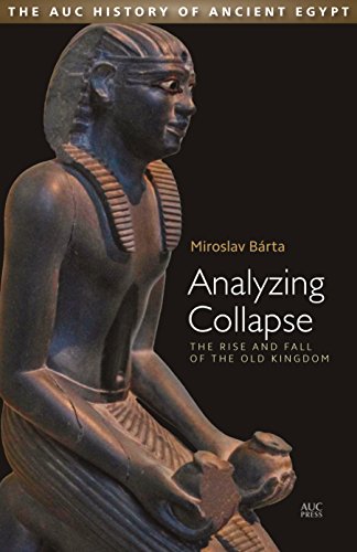 Book cover featuring a bronze statue and title “Analyzing Collapse.”