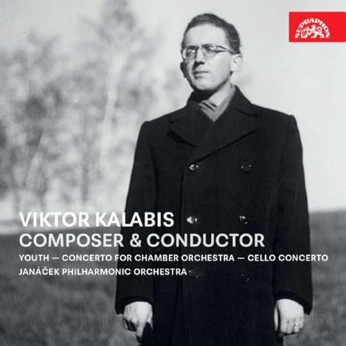 CD cover: Portrait of Viktor Kalabis, composer and conductor.