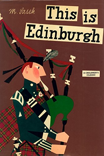 Book cover illustration of a Scottish bagpiper in traditional attire against a brown background.