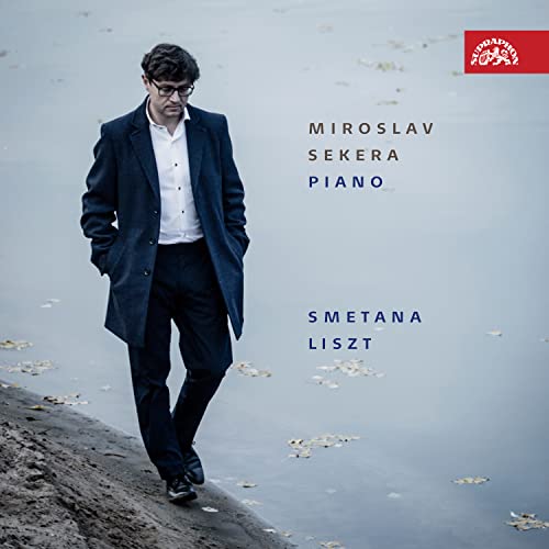CD cover featuring pianist Miroslav Sekera in a dark coat.
