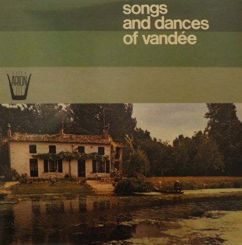 Vinyl record cover: rural French landscape with a small house and trees.