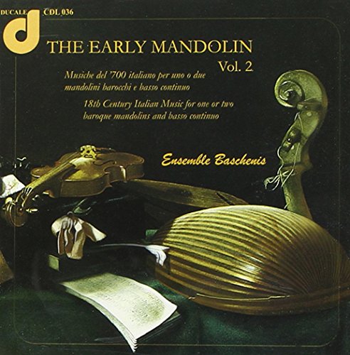 CD cover for "The Early Mandolin Vol. 2" featuring mandolins and sheet music.