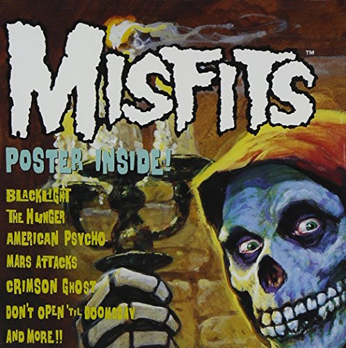 Misfits "American Psycho" CD cover with skull and band name in white.