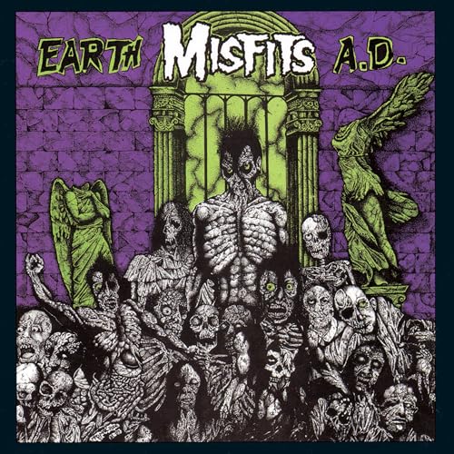 Album cover art featuring a crowd of zombies and skeletons against a purple background.