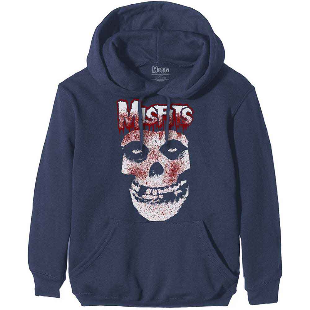 Black unisex hoodie with a blood-drip skull graphic, size XX-Large.
