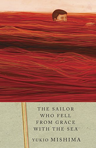 Book cover: man’s head emerging from swirling red waves, title below.