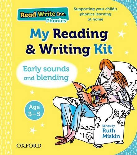 Read Write Inc. My Reading and Writing Kit cover featuring an illustration of reading.