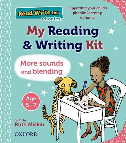 Read Write Inc." phonics kit cover with a girl, dog, and desk.