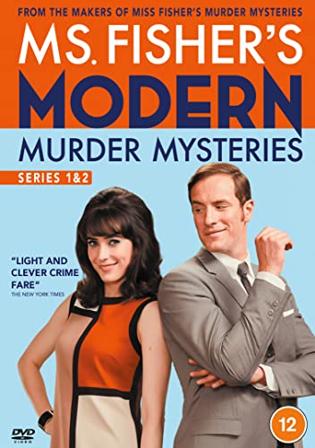 DVD cover for “Miss Fisher’s Modern Mysteries” featuring two actors.
