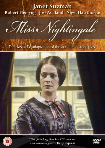 DVD cover for Miss Nightingale featuring a woman in period clothing by a window.