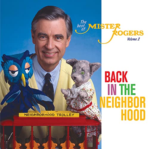 Mister Rogers with Daniel Striped Tiger and Henrietta Pussycat, CD cover.