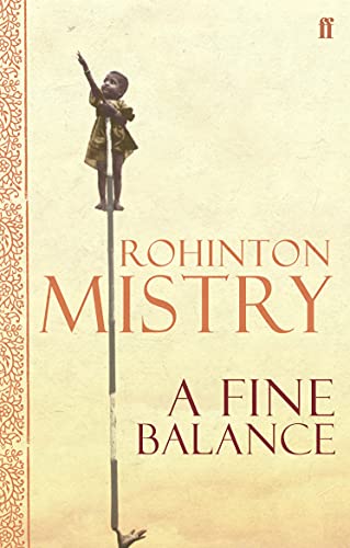 Book cover showing a child balancing on a pole held by a hand.