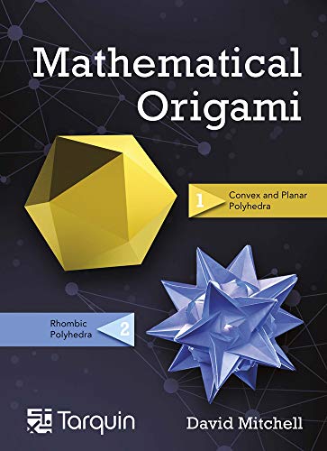 Book with folded paper designs, geometric shapes, and origami illustrations on cover.