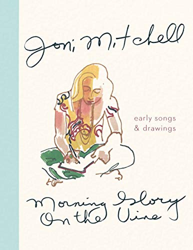 Book cover featuring a watercolor-style portrait of Joni Mitchell.