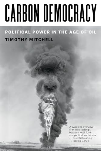 Book cover showing a large plume of black smoke rising from an oil fire.