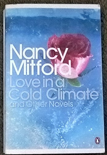 Book cover with a red rose frozen in ice, titled Love in a Cold Climate.